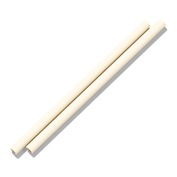 Bink Silicone Straw 2 Pack - Cream