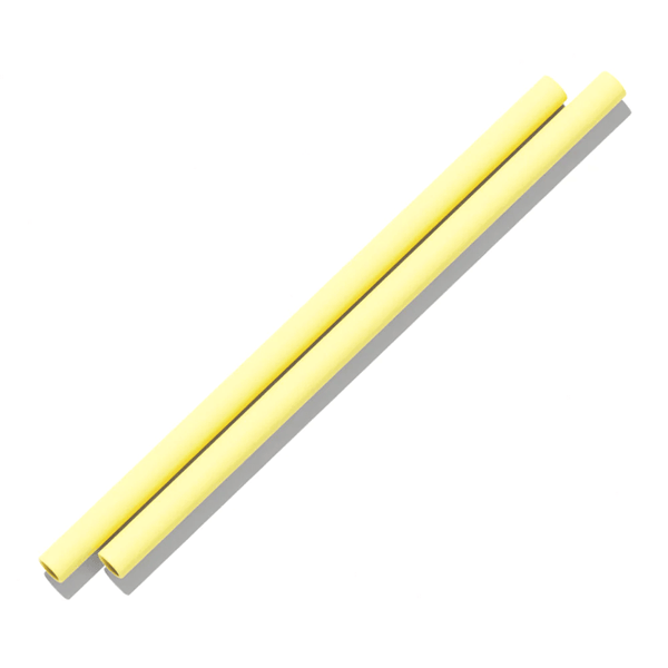 Bink Silicone Straw 2 Pack - Lemon