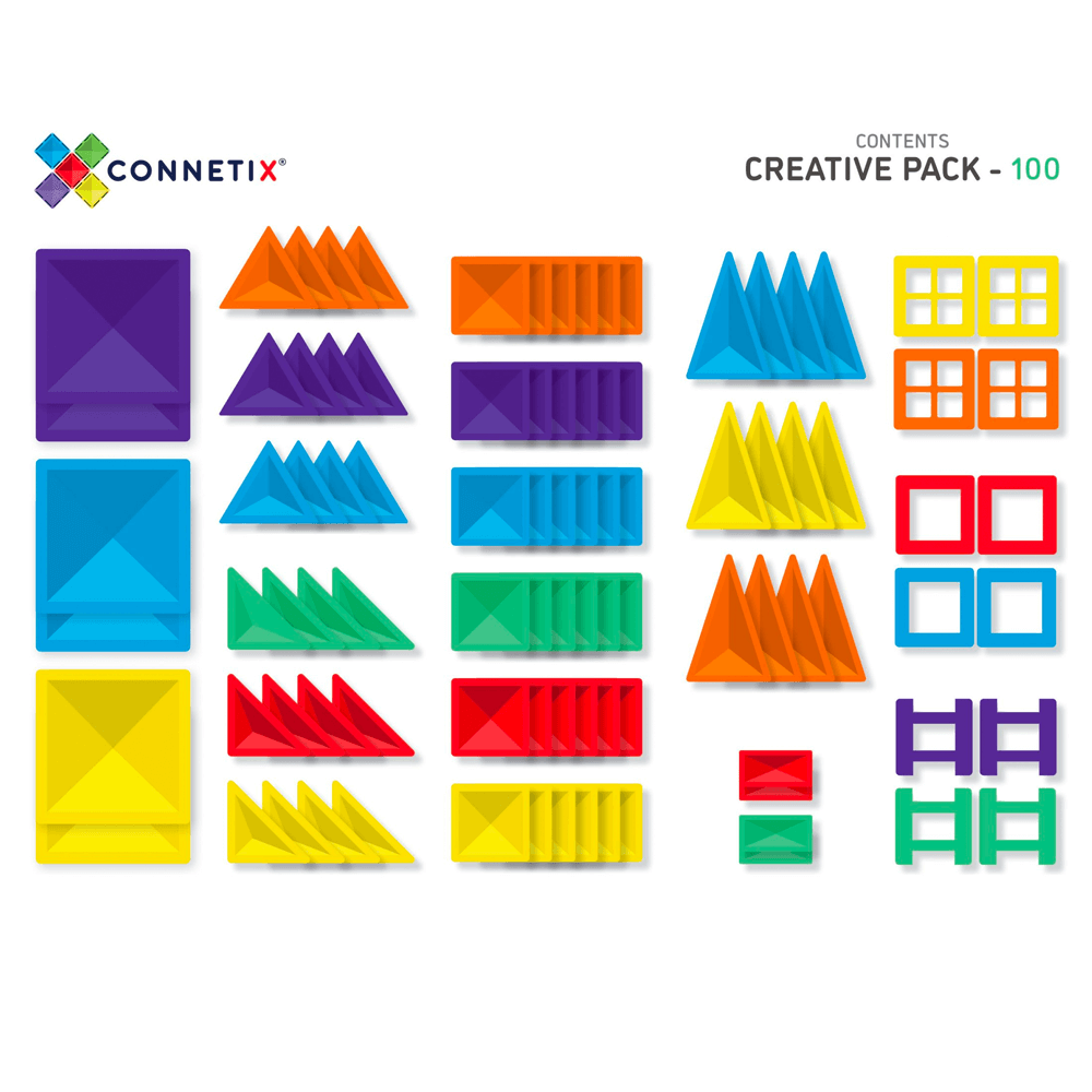 Connetix Rainbow Creative Pack 102 pc