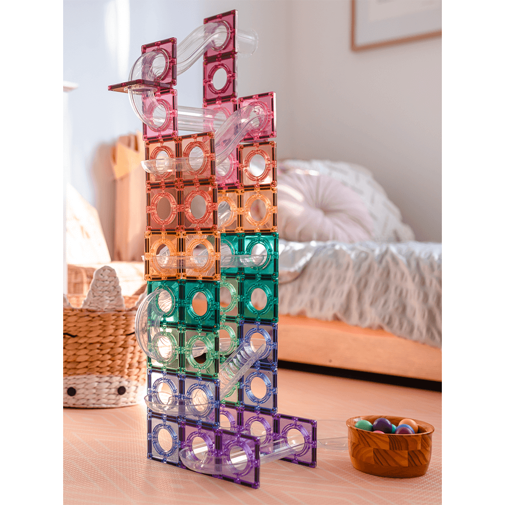 Connetix Pastel Ball Run Pack 106 Pc