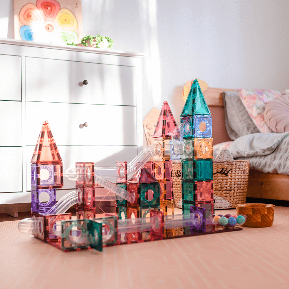 Connetix Pastel Ball Run Pack 106 Pc