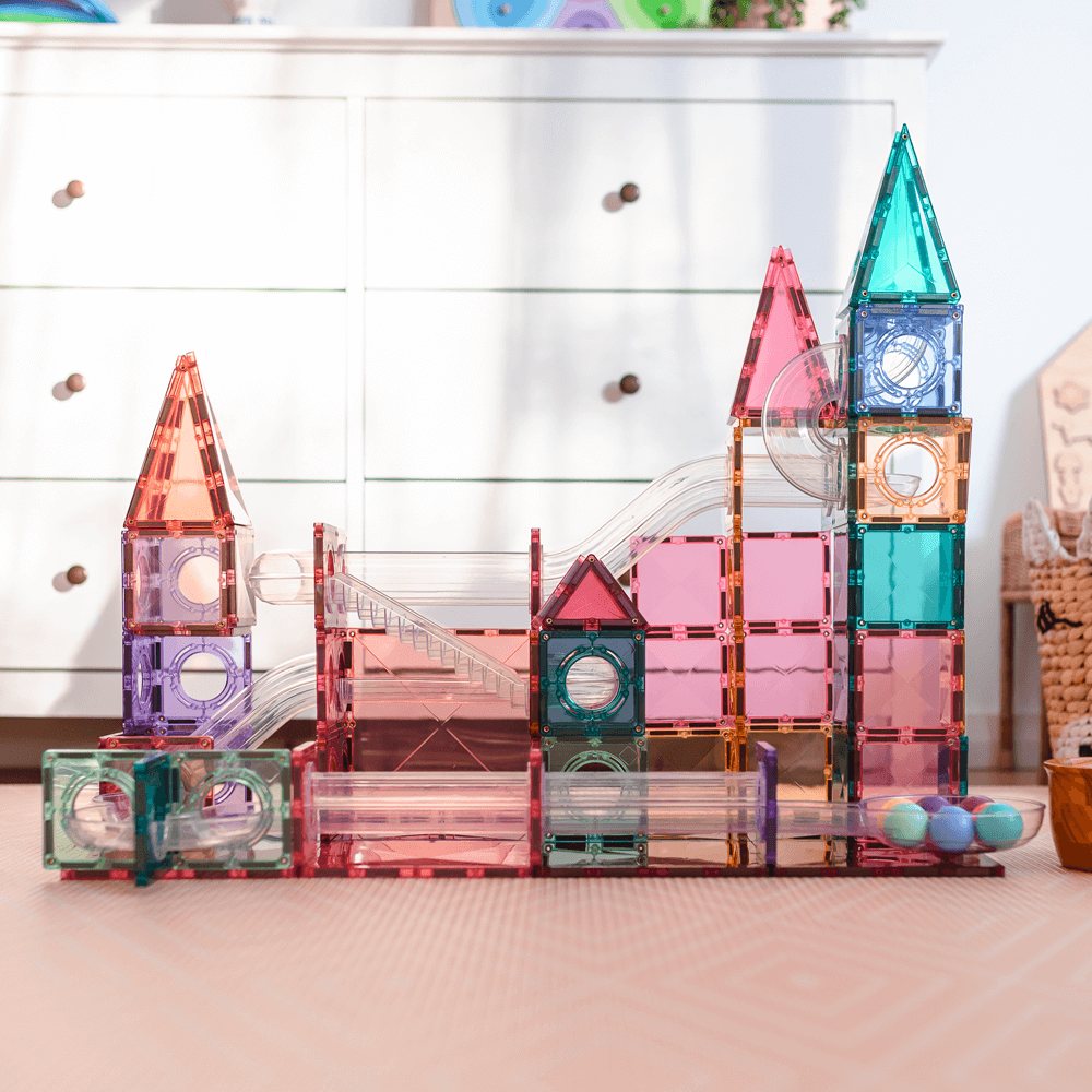 Connetix Pastel Ball Run Pack 106 Pc