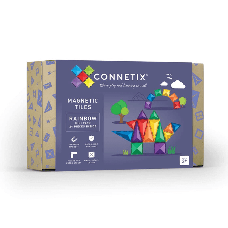 Connetix - 24 Piece Rainbow Mini Pack