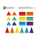 Connetix - 24 Piece Rainbow Mini Pack