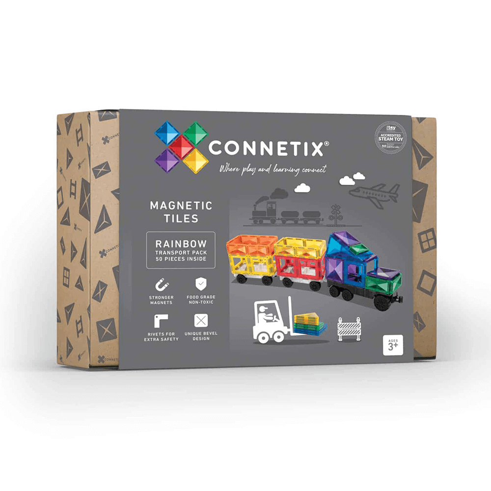 Connetix Rainbow Transport Pack 50 pc