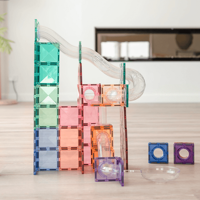 Connetix - 80 Piece Pastel Ball Run Expansion Pack