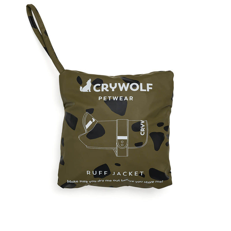 Crywolf Ruff Jacket - Khaki Stones