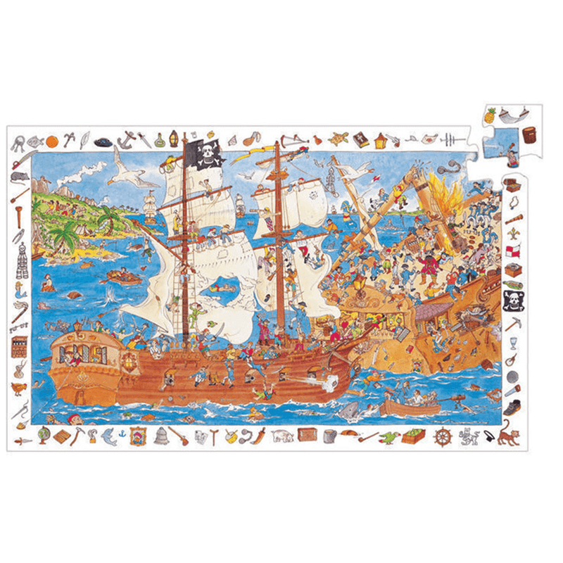 Djeco - Pirate Puzzle 100PC