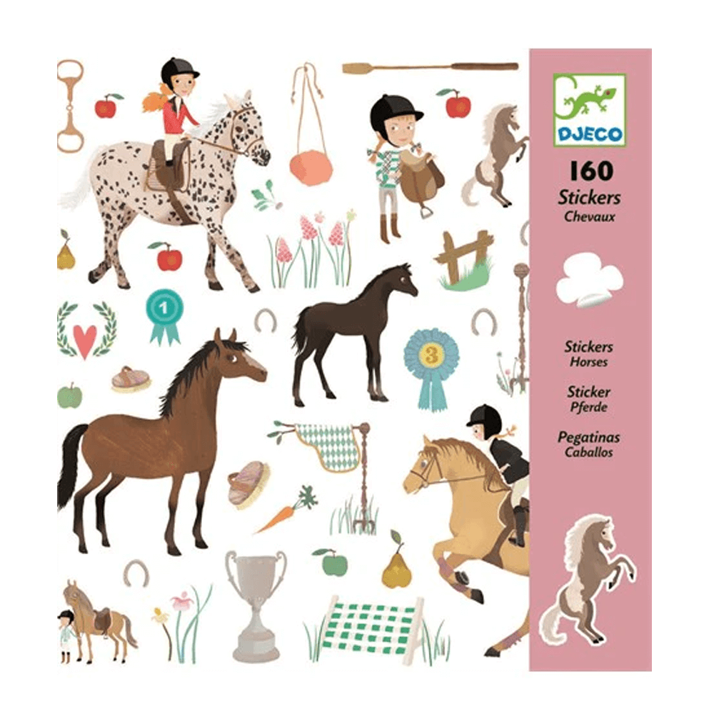 Djeco Stickers - Horses