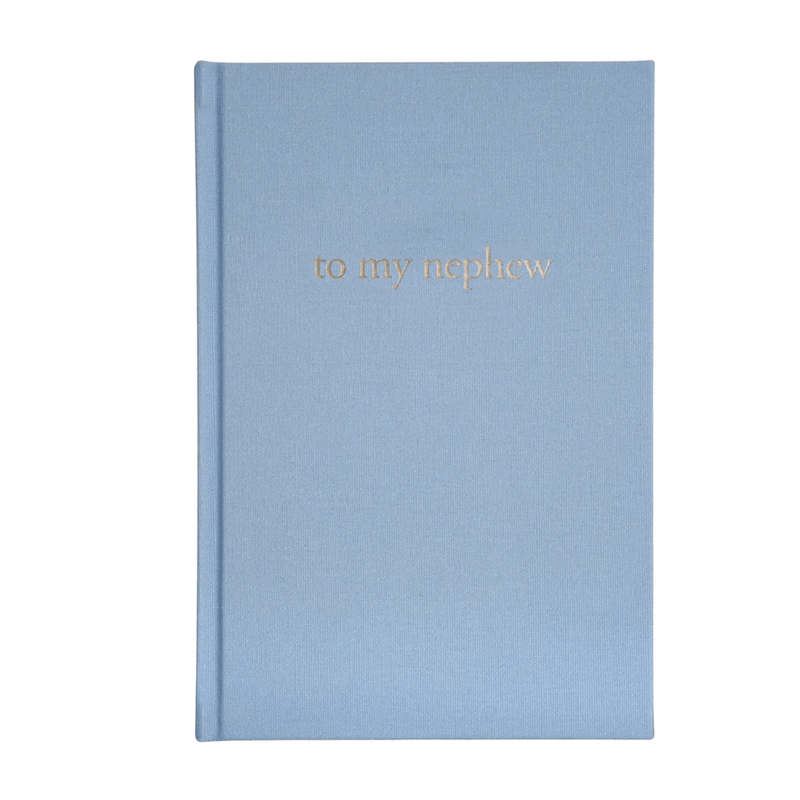 Forget Me Not Journal - To My Nephew, Vintage Blue