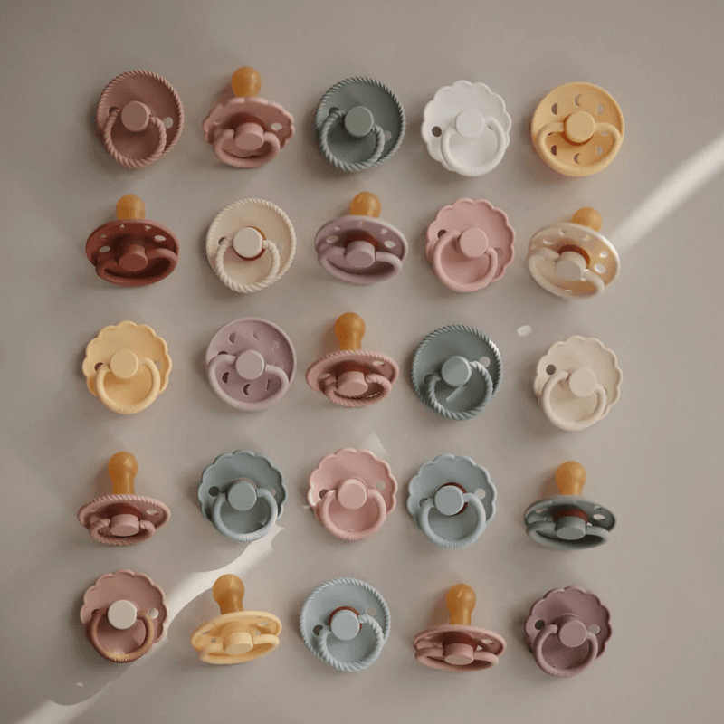 Frigg Pacifier - Silicone - Rope Blush