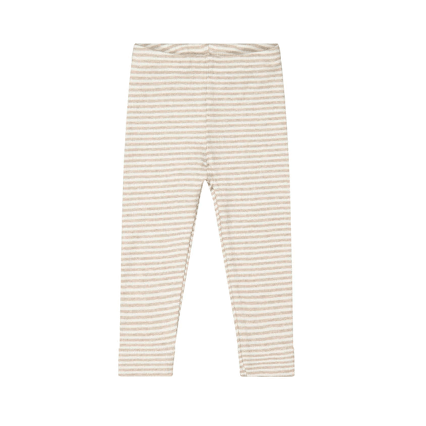 Jamie Kay Organic Cotton Fine Rib Legging - Jean Stripe Sand