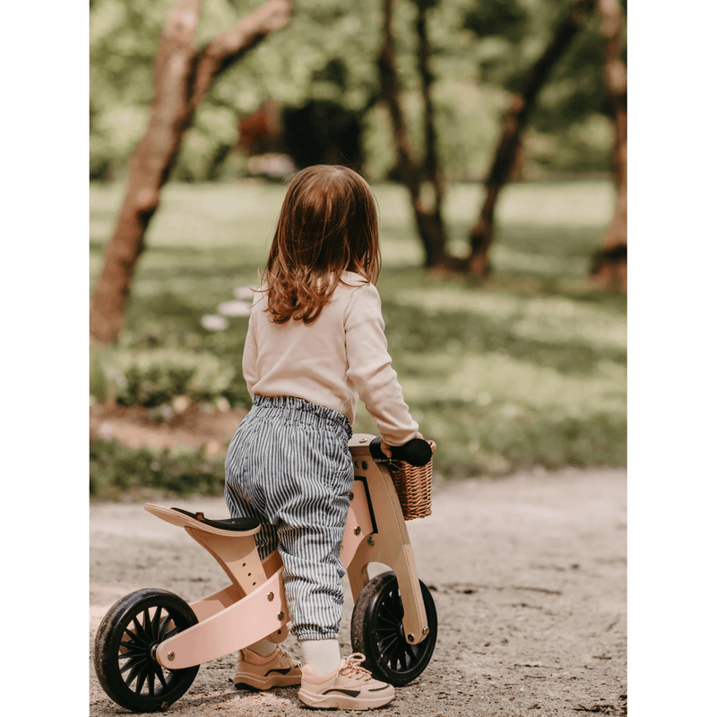 Kinderfeets Tiny Tot Plus 2in1 Trike Rose Little Gatherer NZ