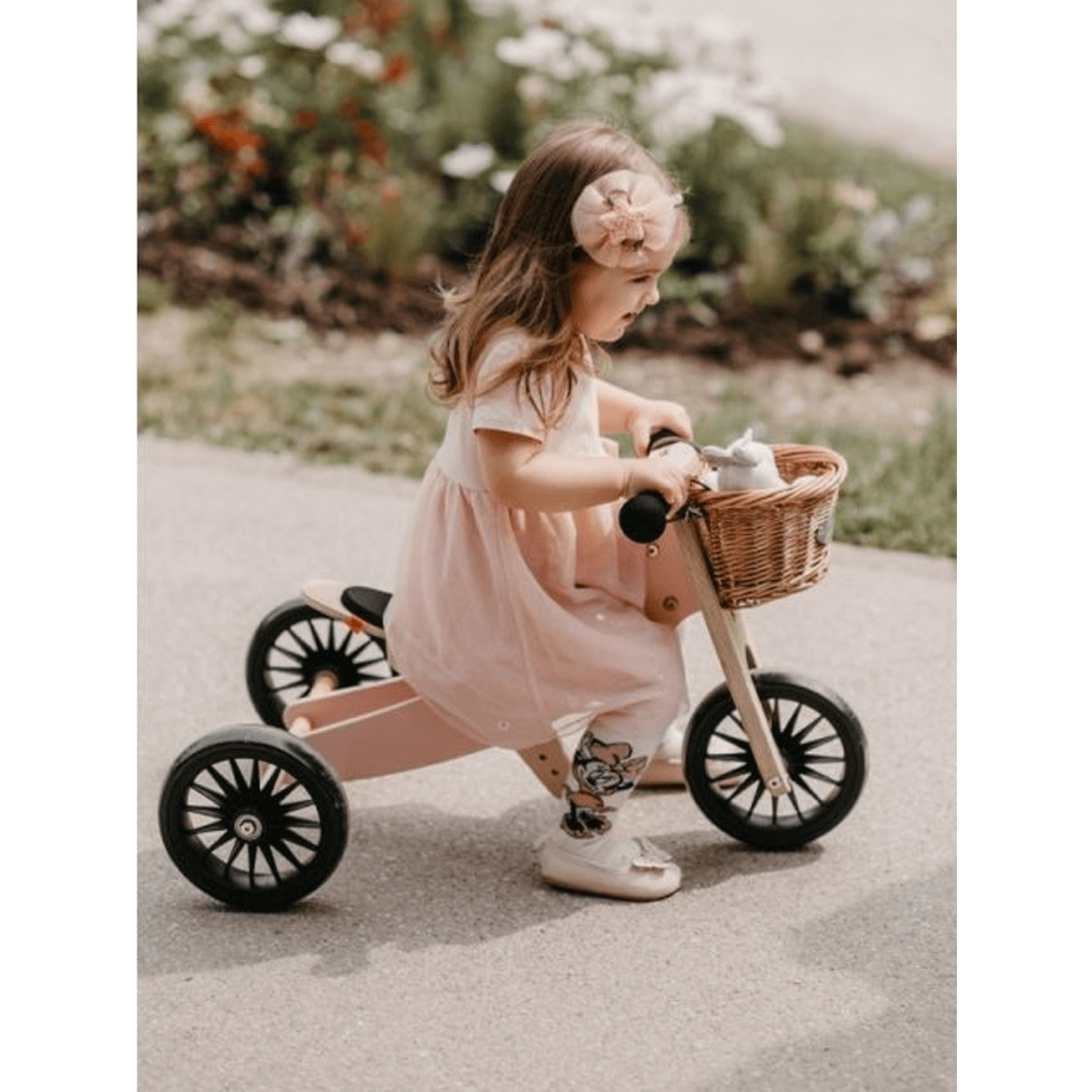 Kinderfeets Tiny Tot Plus 2in1 Trike - Rose