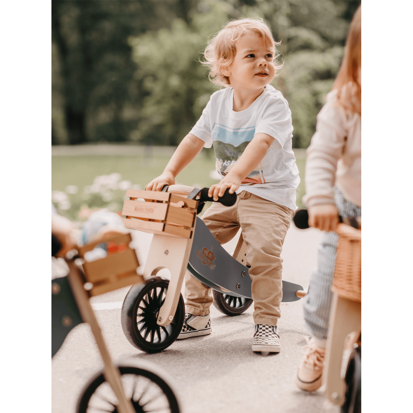 Kinderfeets Tiny Tot Plus 2in1 Trike - Slate Blue