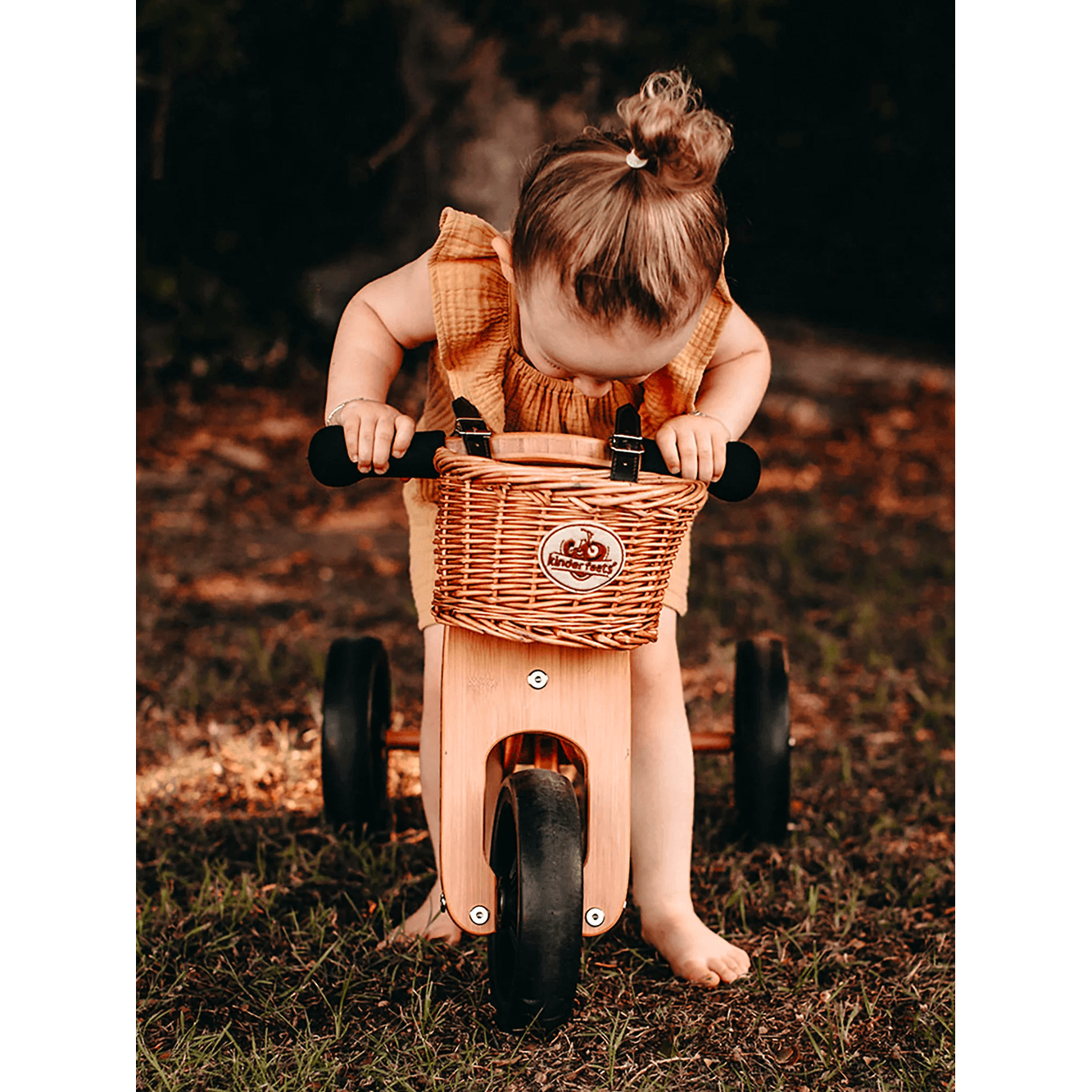 Kinderfeets Wicker Bike Basket