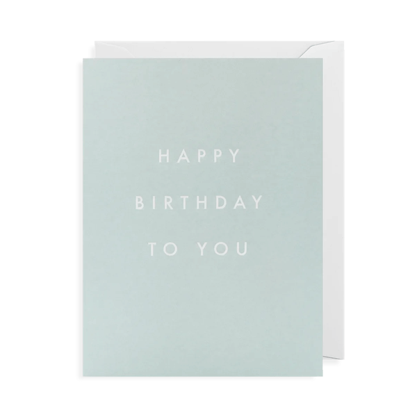 Lagom Design Happy Birthday To You Gift Card