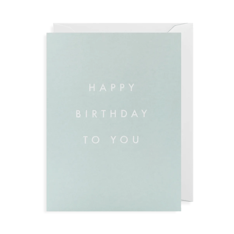 Lagom Design Happy Birthday To You Gift Card