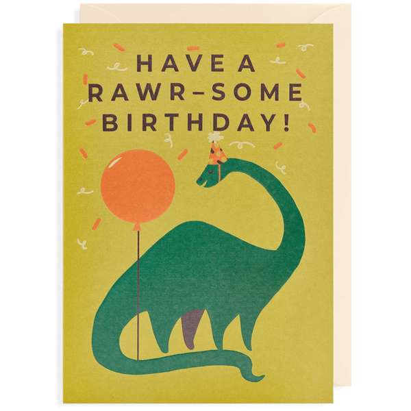 Lagom Design Have A Rawr-Some Birthday Gift Card