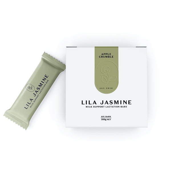 Lila Jasmine Lactation Bars - Apple Crumble Box Of Six