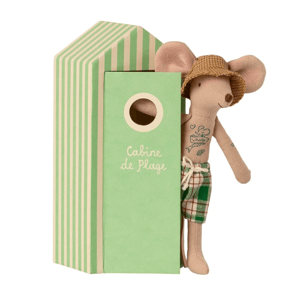 Maileg Beach Mouse Dad In Cabin