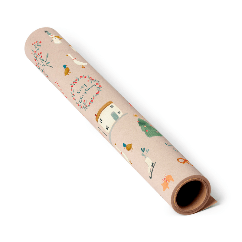 Maileg Giftwrap - Cosy Christmas 10m