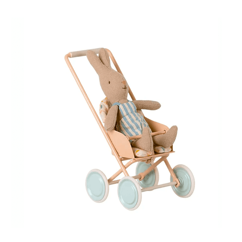 Maileg Metal Stroller Micro - Powder