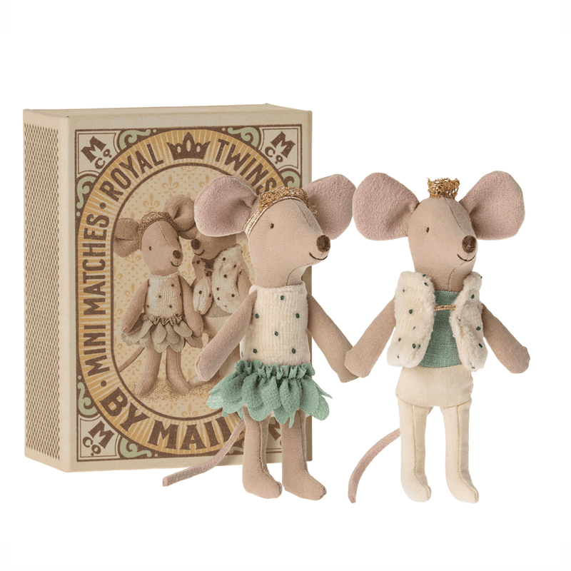 Maileg Royal Twins Mice In Box