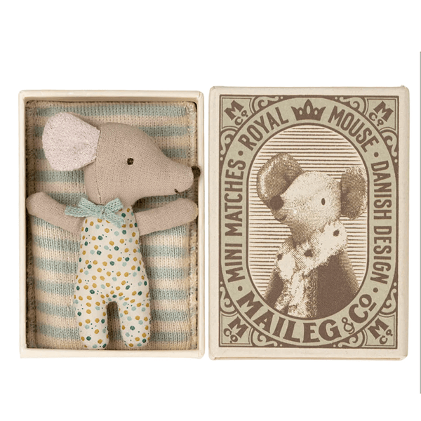 Maileg Mouse Baby Sleepy-Wakey Boy