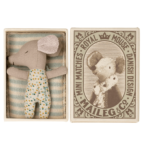 Maileg Mouse Baby Sleepy-Wakey Boy