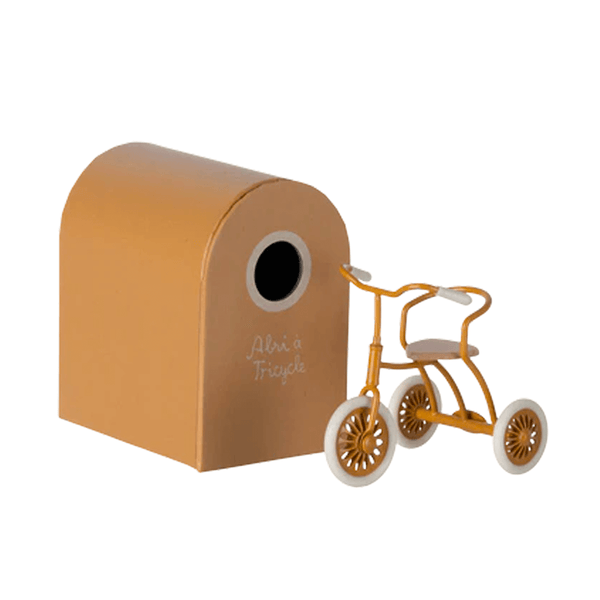 Maileg Abri A Tricycle Mouse - Ocher