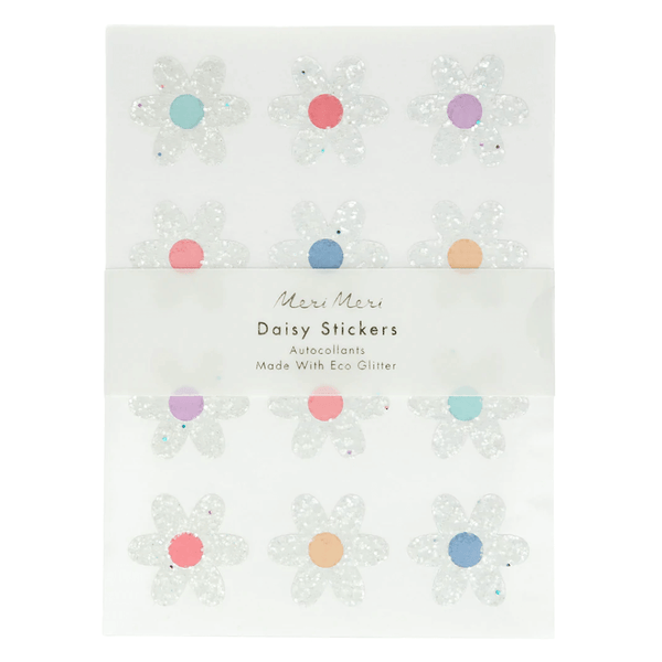 Meri Meri Glitter Daisy Stickers
