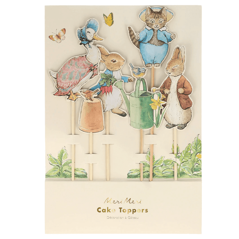 Meri Meri Peter Rabbit And Friends Cake Toppers