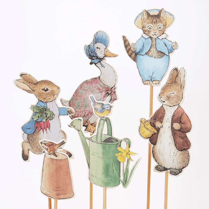 Meri Meri Peter Rabbit And Friends Cake Toppers