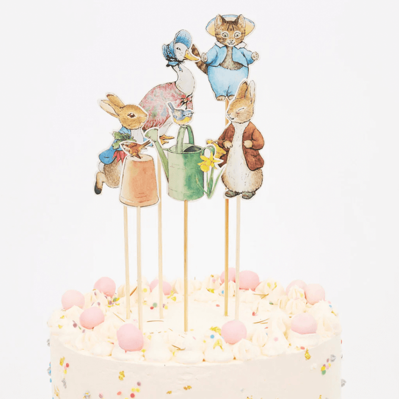 Meri Meri Peter Rabbit And Friends Cake Toppers