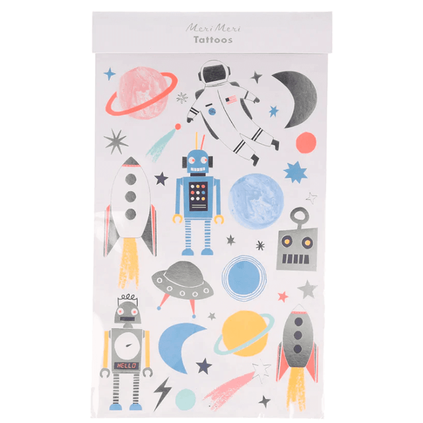 Meri Meri Space Tattoo Sheets