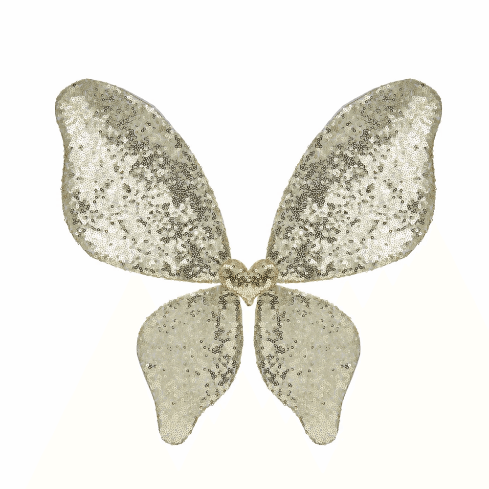 Mimi & Lula Sparkle Sequin Wings - Gold