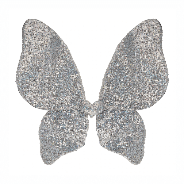 Mimi & Lula Sparkle Sequin Wings - Silver