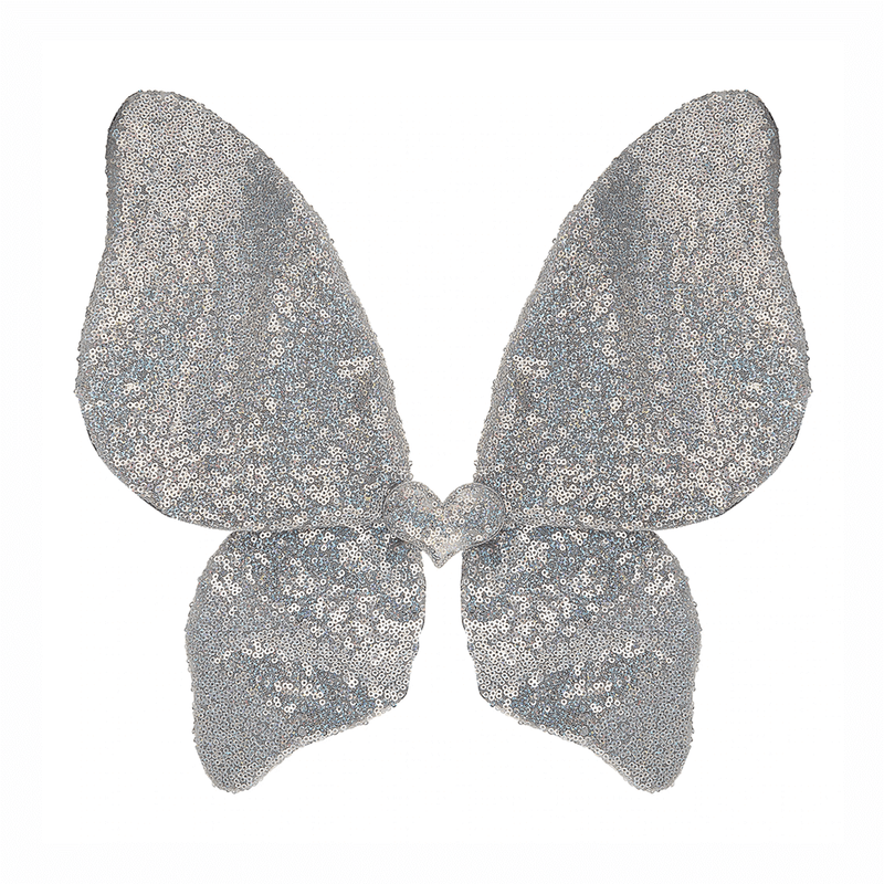 Mimi & Lula Sparkle Sequin Wings - Silver