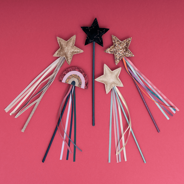 Mimi & Lula Supernova Ribbon Wand