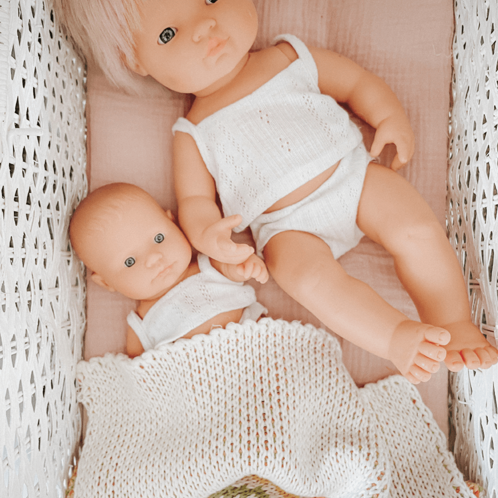 Miniland Baby Doll - Caucasian 21cm