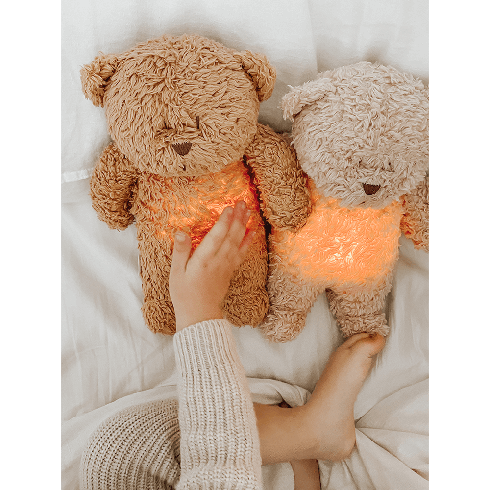 Moonie Organic Humming Bear - Cappuccino