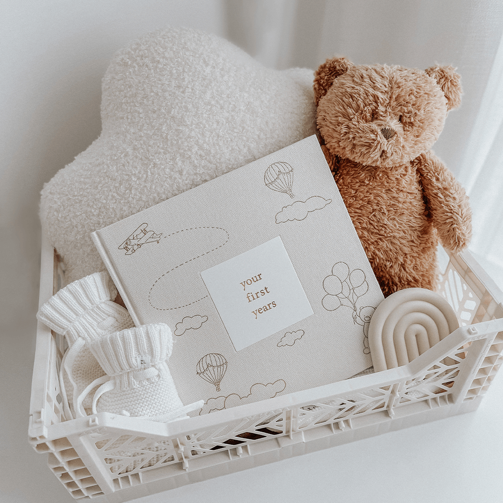 AY-KASA Foldable Crate - Midi Coconut Milk