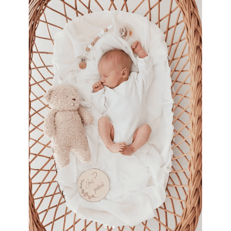 Moonie Organic Humming Bear - Rose