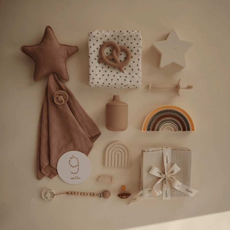 Mushie Muslin Cloth 3 Pack - Bloom