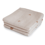 Mushie Muslin Cloth 3 Pack - Rainbows