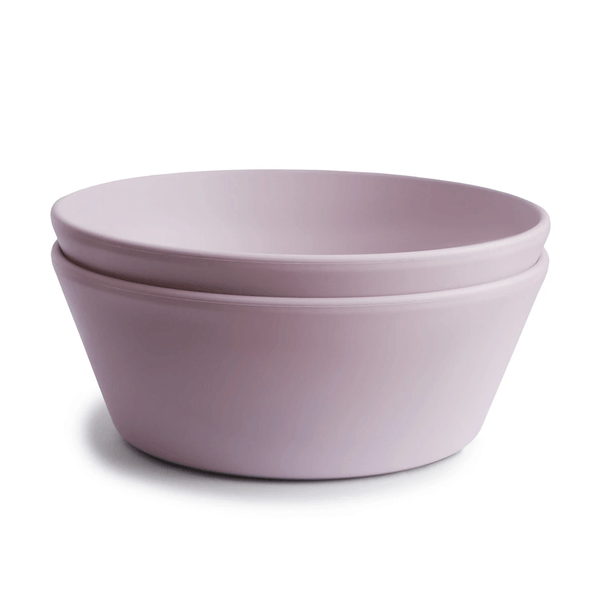 Mushie Round Dinner Bowls - Soft Lilac
