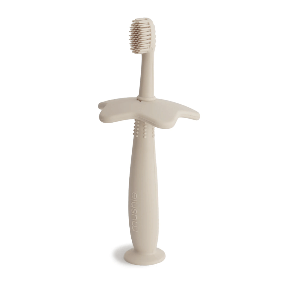 Mushie Training Toothbrush Star - Shifting Sand