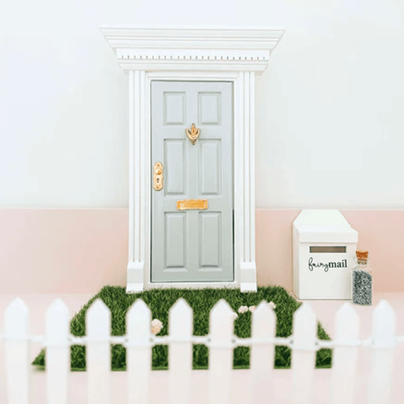 My Wee Fairy Door - Duck Egg Blue