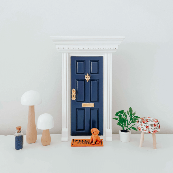 My Wee Fairy Door - Grey Blue
